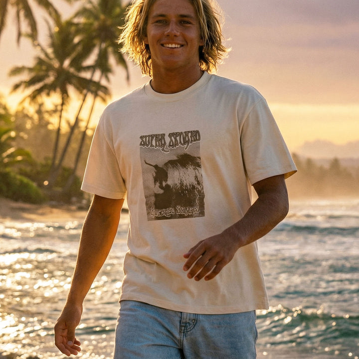 Acid Beach Vintage White Men&