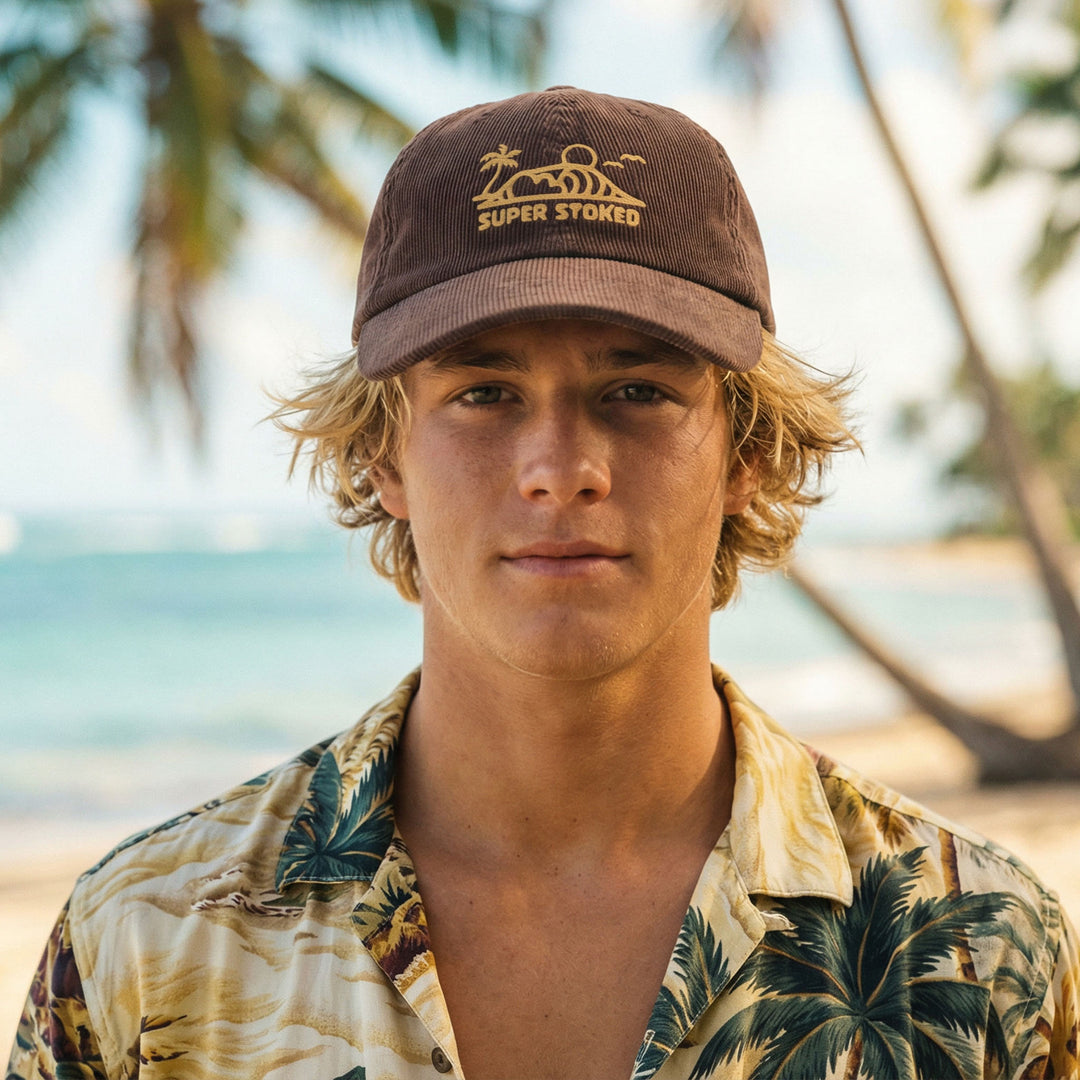 Dream Lines Vintage Corduroy Cap — Super Stoked