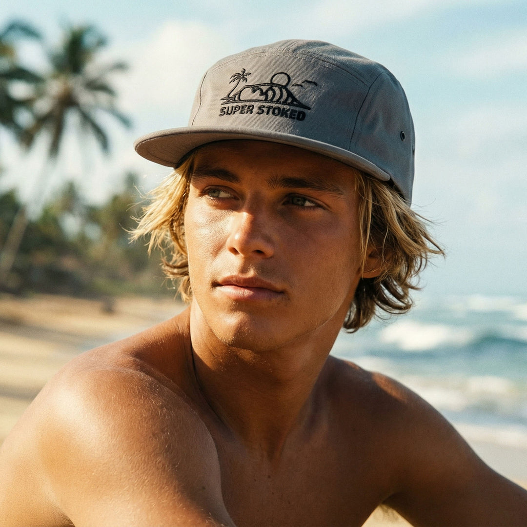 Dream Lines Five Panel Cap — Super Stoked