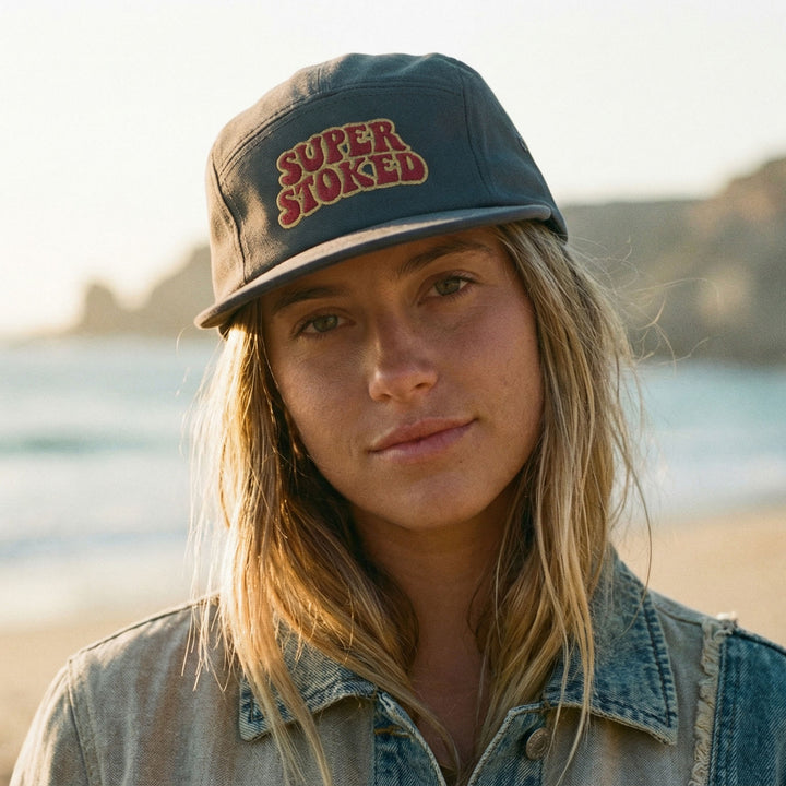 Flashback Five Panel Cap — Super Stoked