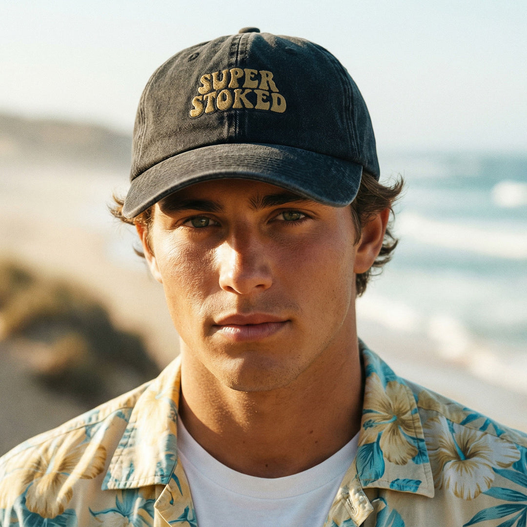 Flashback Vintage Cotton Twill Cap — Super Stoked