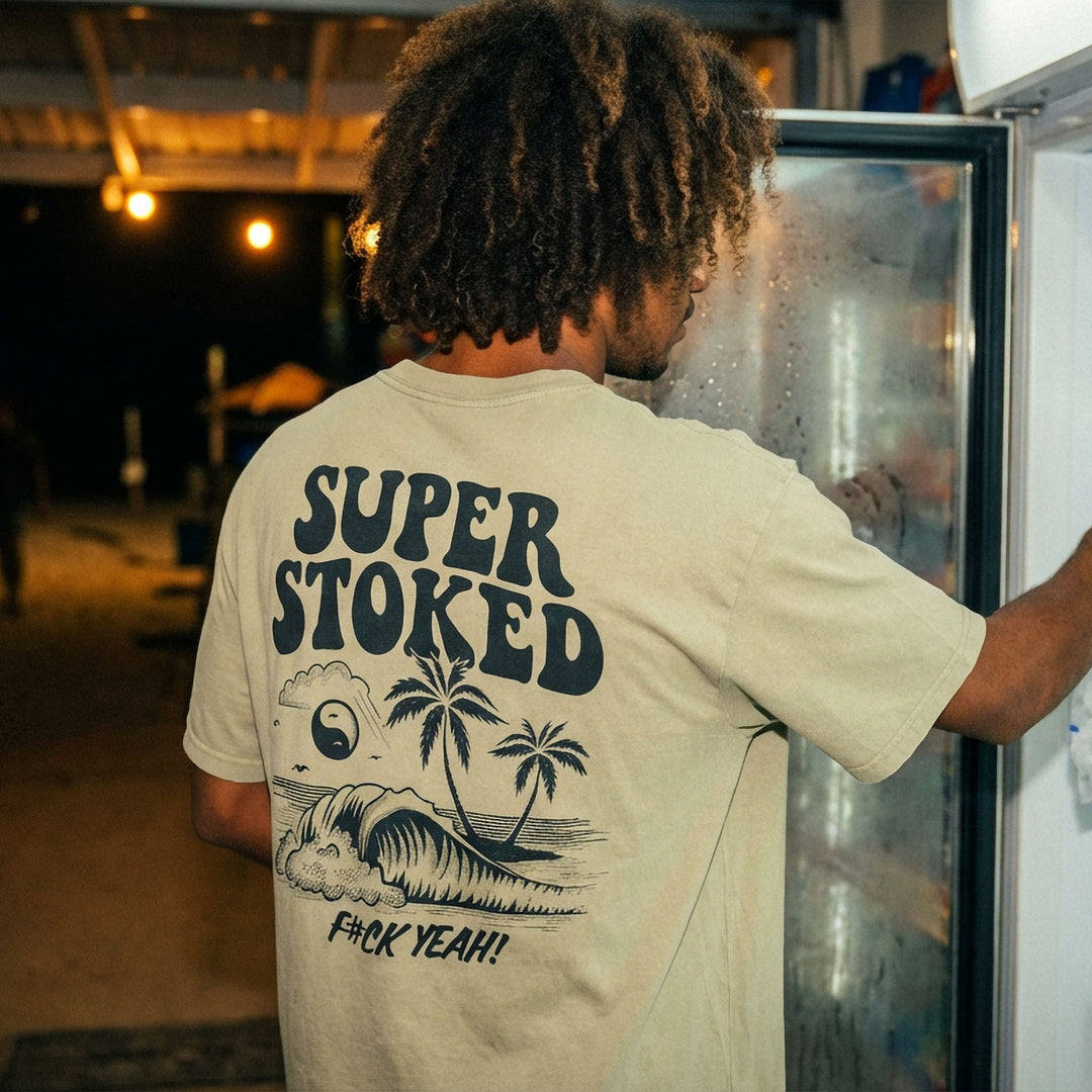 Island Peak Unisex Oversized Faded T-shirt — Super Stoked
