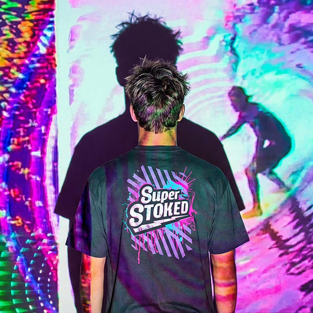New Wave Men's Box T-shirt — Super Stoked