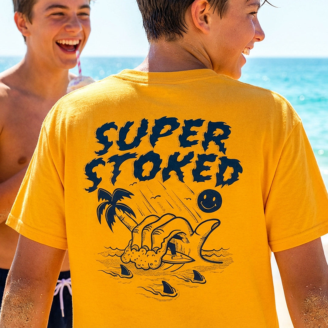 Sharker Barrel Youth Classic T-shirt — Super Stoked