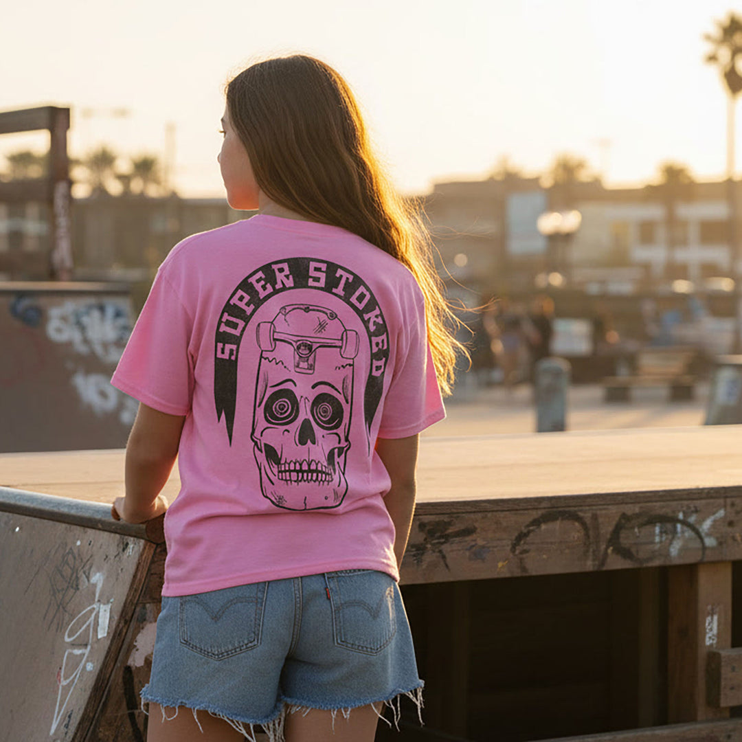 Skate or Die Youth Classic T-shirt — Super Stoked